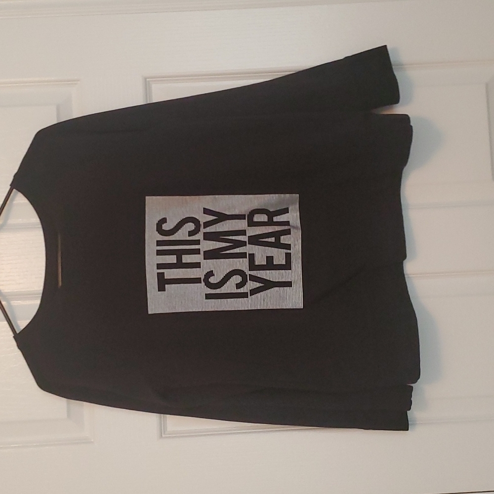 Womens Xersion black long sleeve shirt
